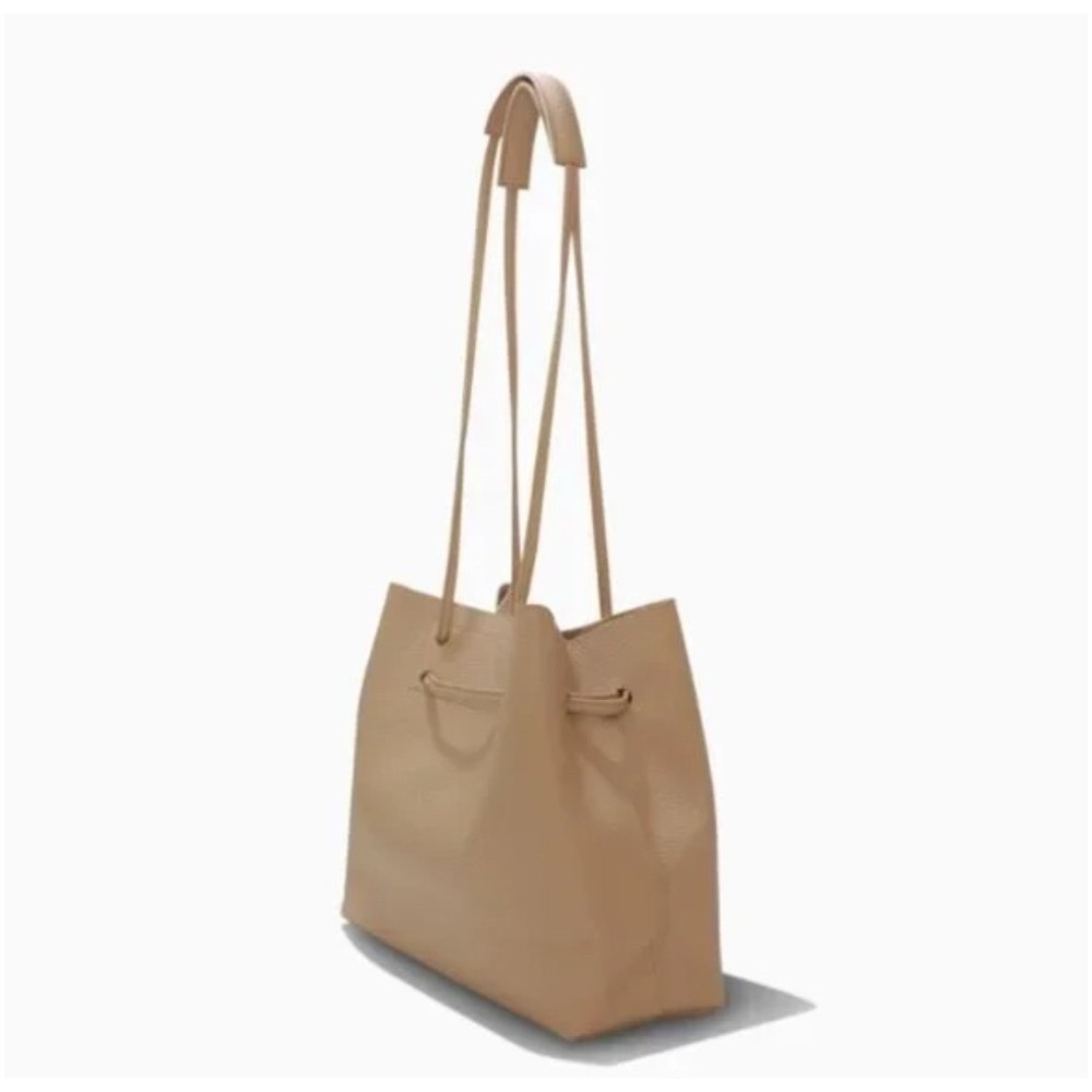 8 Other Reasons Women Tan Vegan Leather Slouchy Crossbody W/dust Bag New - Picture 4 of 8